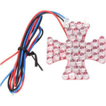 Feu arrière à led Maltese Cross - 12 V