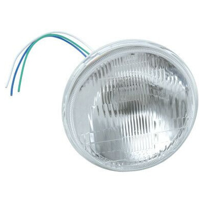Optique de phare - 5,75" - 55 W/10 W - incolore