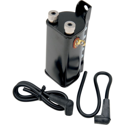 Bobine d'allumage Square - 6 V - pour Harley Davidson Big Twin de 1948 à 1969 - noir