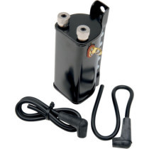 Bobine d'allumage Square - 6 V - pour Harley Davidson Big Twin de 1948 à 1969 - noir