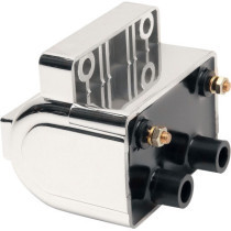 Bobine d'allumage Dual Fire - 12 V - 4 ohm - pour HD Big Twin, Sportster XL 1980/1984 - chromé