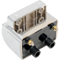 Bobine d'allumage Dual Fire - 12 V - 5 ohm - pour HD Big Twin, Sportster XL 1965/1979 - chromé
