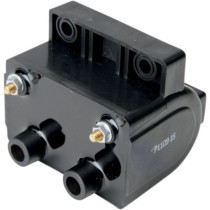 Bobine d'allumage Dual Fire - 12 V - 5 ohm - pour HD Big Twin, Sportster XL de 1965 à 1979 - noir