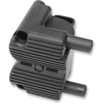 Bobine d'allumage Single Fire - 6 V - 0,5 ohm - pour HD Dyna 2004/2011, Softail 2006/2011, Touring 2002/2007 - noir