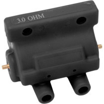 Bobine d'allumage Dual Fire - 12 V - 3 ohm - pour HD Big Twin, Sportster XL de 1980 à 1984 - noir