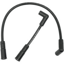 Fils de bougie - 8,8 mm - pour Harley Davidson Dyna de 1999 à 2017 - noir