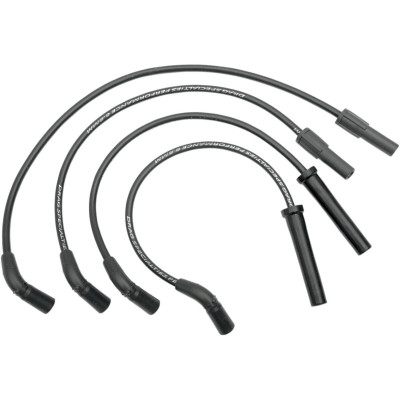 Fils de bougie - 8,8 mm - pour Harley Davidson Sportster XL1200S de 1998 à 2003 - noir