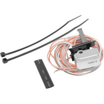 Kit interrupteur clignotant - inférieur droit - pour Harley Davidson de 1996 à 2013 - chromé