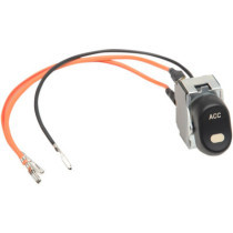 Interrupteur d'accessoires - pour Harley Davidson Touring de 1996 à 2013 - noir
