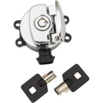 Contacteur à clé - blocage direction - pour HD Dyna FXDWG, FXDB 2013/2017, Softail 2011/2017, FLHR 2013/2017 - chromé