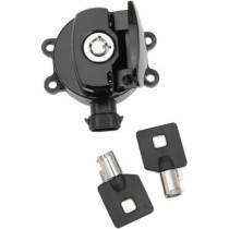Contacteur à clé - blocage direction - pour HD Dyna FXDWG, FXDB 2013/2017, Softail 2011/2017, FLHR de 2013 - noir