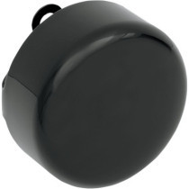 Cache klaxon Round - pour Harley Davidson Big Twin, Sportster XL à partir de 1991- noir