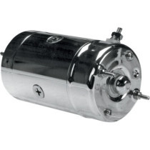 Démarreur Hitachi - pour HD FL de 1982 à 1984, FX de 1974 à 1988, FLT de 1984 à 1988, Sportster XL 1974 à 1976 - chromé