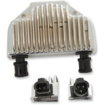 Régulateur de tension - 40 A - pour Harley Davidson Dyna de 2008 à 2017 - chromé