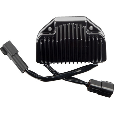 Régulateur de tension Premium - 40 A - pour Harley Davidson Dyna de 2004 à 2005 - noir