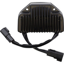 Régulateur de tension Premium - 40 A - pour Harley Davidson Dyna de 2006 à 2007 - noir