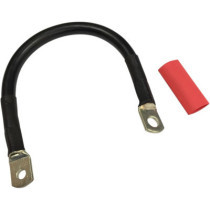 Kit de câble de batterie - 4 AWG - 10" - noir