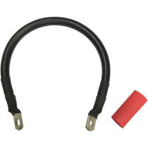 Kit de câble de batterie - 4 AWG - 12" - noir