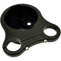 Support de jauge OEM - guidon T Bar 1,25" - risers avec entraxe 3-1/2" - noir