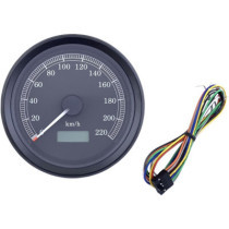 Compteur de vitesse électronique - kmh - 85 mm - noir