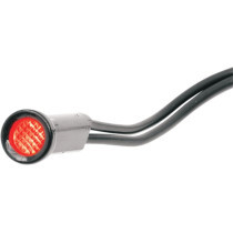 Voyant neutre - à clipser - 3/8" - pour Harley Davidson de 1984 à 1994 - rouge