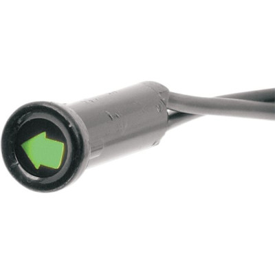 Voyant de  clignotants - à clipser - 3/8" - pour Harley Davidson de 1984 à 1994 - contour inox