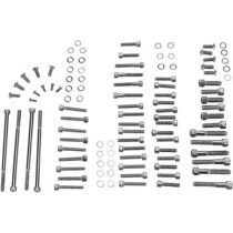 Kit de vis moletées de moteur - pour Harley Davidson Touring de 2007 à 2016 - chromé