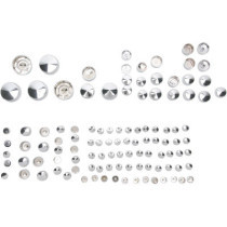 Kit de cache vis de moteur - pour Harley Davidson Sportster XL à partir de 2004 - chromé