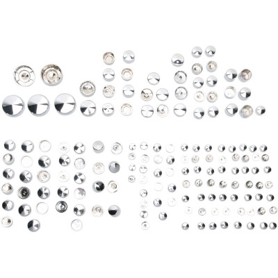 Kit de cache vis de moteur - pour Harley Davidson Dyna de 2006 à 2017 - chromé