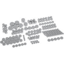 Kit de cache vis de moteur - pour Harley Davidson Softail de 2000 à 2008 - chromé