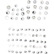 Kit de cache vis de moteur - pour Harley Davidson avec moteur Twin Cam de 1999 à 2017 - chromé