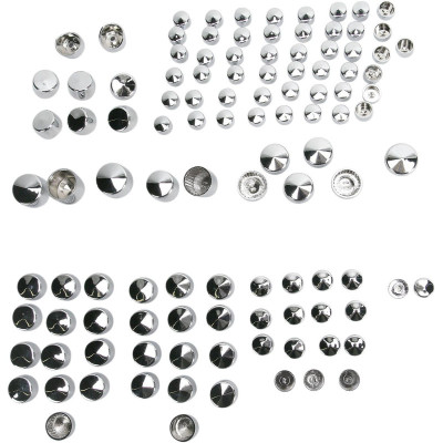 Kit de cache vis de moteur - pour Harley Davidson Touring de 2009 à 2010 - chromé