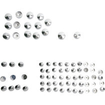 Kit de cache vis de moteur - pour Harley Davidson Touring de 2007 à 2008 - chromé
