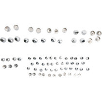 Kit de cache vis de moteur - pour Harley Davidson Dyna de 2006 à 2017 - chromé
