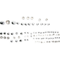 Kit de cache vis de moteur - pour Harley Davidson Softail de 2000 à 2006 - chromé