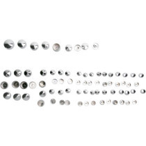 Kit de cache vis de moteur - pour Harley Davidson sportster XL de 1986 à 2003 - chromé