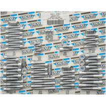 Kit de vis lisses de moteur - pour Harley Davidson Dyna de 2006 - chromé