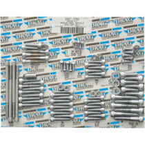 Kit de vis moletées de moteur - pour Harley Davidson Dyna et Softail de 2007 à 2017 - chromé