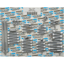Kit de vis moletées de moteur - pour Harley Davidson Touring de 2007 à 2016 - chromé