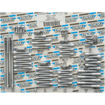 Kit de vis lisses de moteur - pour Harley Davidson Touring de 2007 à 2016 - chromé