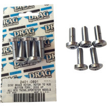 Kit de montage de disque de fein- arrière - pour Harley Davidson Big Twin et Sportster XL à partir de 1992 - chromé