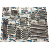 Kit de vis moletées de moteur - pour Harley Davidson Touring à partir de 2017 - chromé