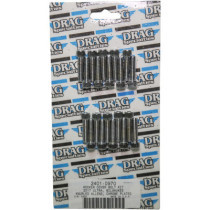Kit de vis moletées de cache culbuteurs - pour Harley Davidson à moteur M8 à partir de 2017 - chromé