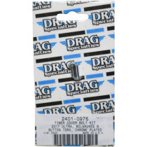 Kit de vis de cache allumage - tête bouton - pour Harley Davidson à moteur M8 à partir de 2017 - chromé