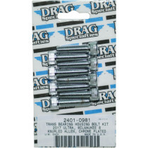 Kit de vis moletées de palier de roulement de transmission - pour Harley Davidson à moteur M8 à partir de 2017 - chromé