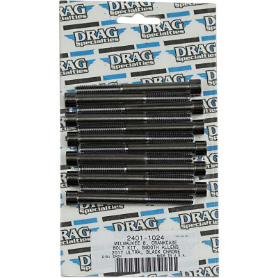 Kit de vis lisses de carter de distribution - pour Harley Davidson moteur Touring à partir de 2017 - noir