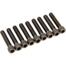 Kit de vis moletées de carter de distribution - pour Harley Davidson avec moteur M8 à partir de 2017 - noir