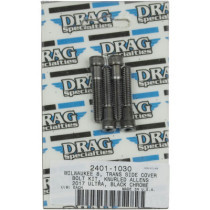 Kit de vis moletées de carter latéral de transmission - pour Harley Davidson avec moteur Touring à partir de 2017 - noir