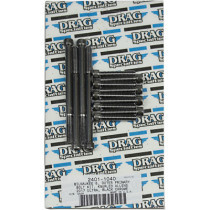 Kit de vis moletées de carter primaire - pour Harley Davidson avec moteur M8 à partir de 2017 - noir