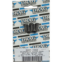 Kit de vis cache embrayage - pour Harley Davidson avec moteur M8 à partir de 2017 - noir